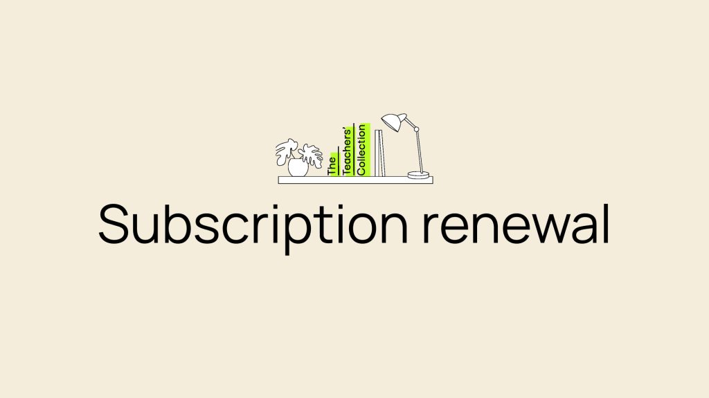 How to renew subscription