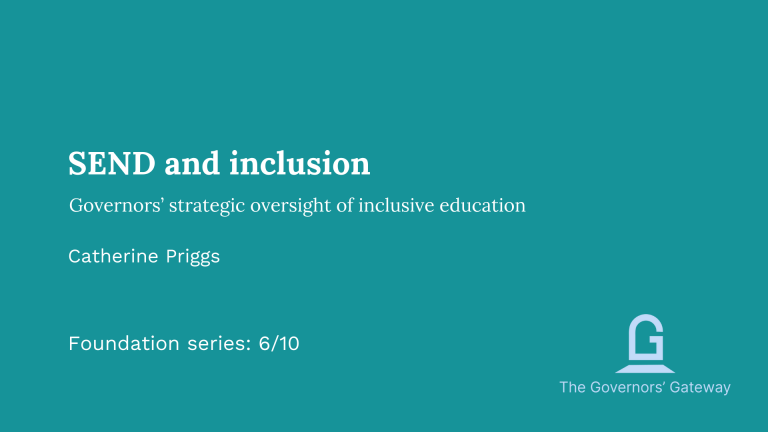 GG - SEND and inclusion