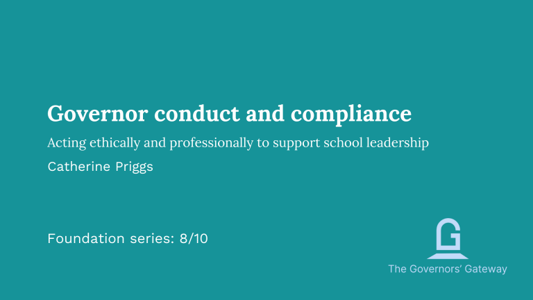 GG - Governor conduct and compliance