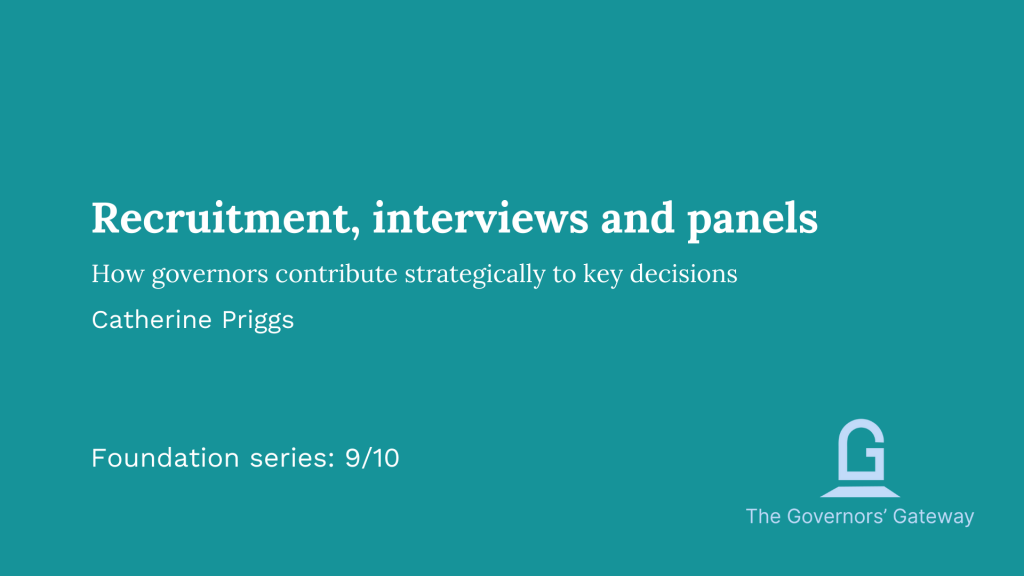 GG - Recruitment, interviews and panels