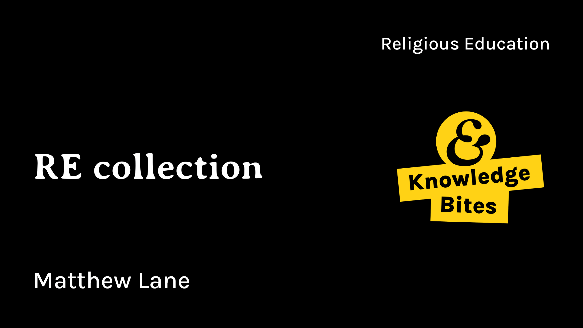 Religious Education